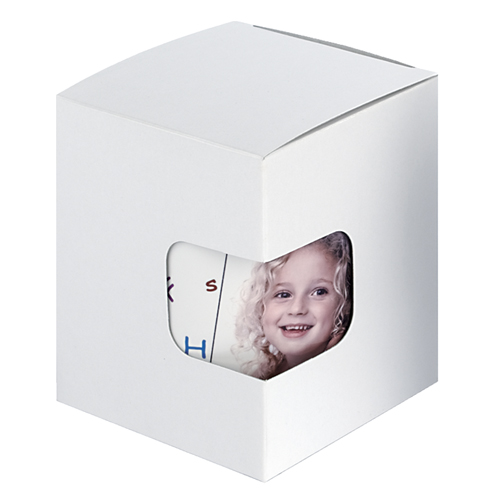 GBOX-TAM-W-0 Geschenkkarton mit Sichtfenster, weiß