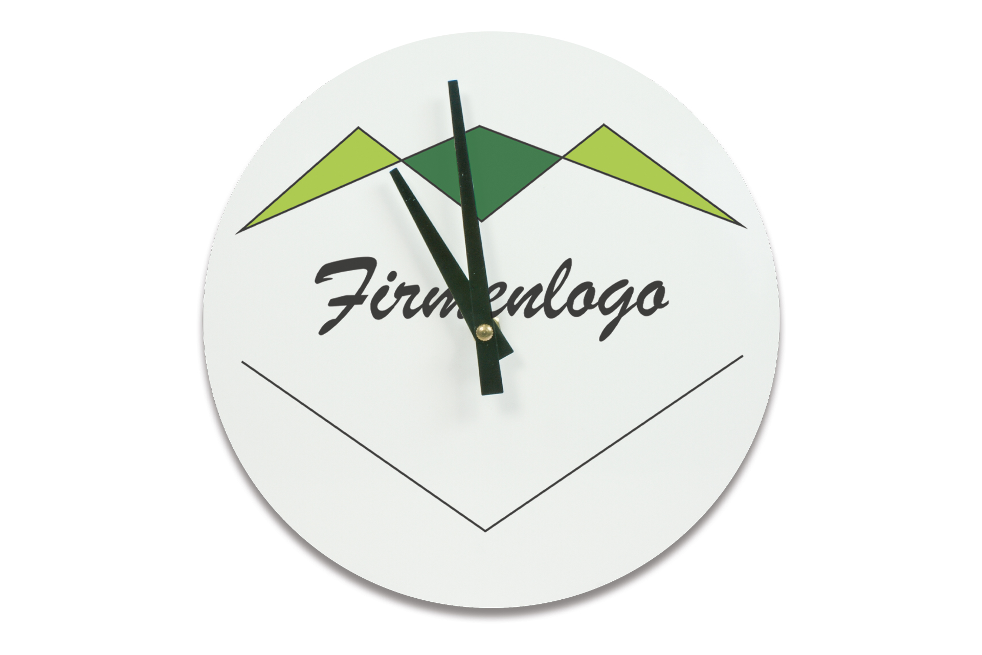 Aluminium-Wanduhr, rund, Ø 205 mm Aluminium-Wanduhr, rund, Ø 205 mm