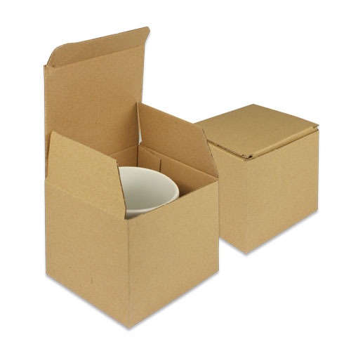 GBOX-TA-B-2 Geschenkkarton für Tassen, braun